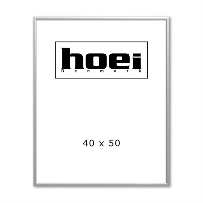 Zilver Aluminiumlijst - 40 x 50 cm