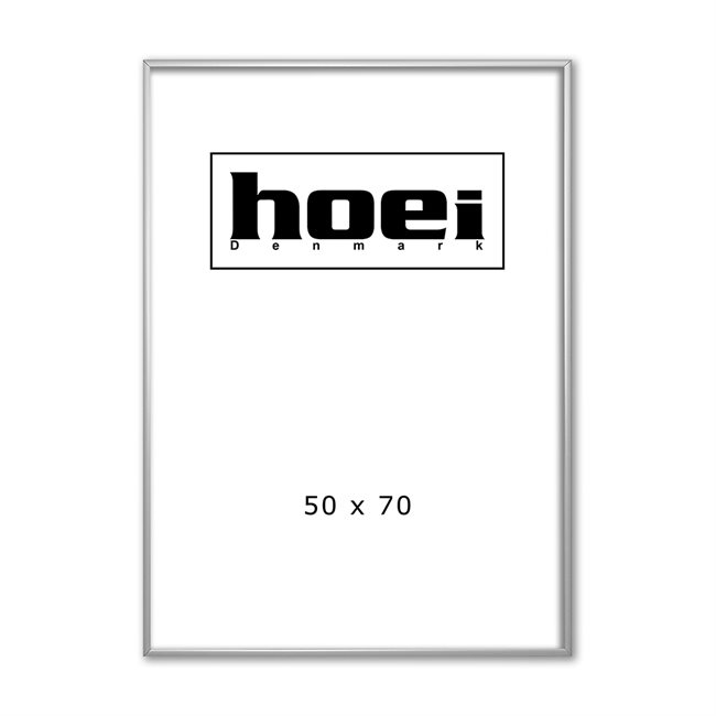 Zilveren aluminium frame - 50 x 70 cm