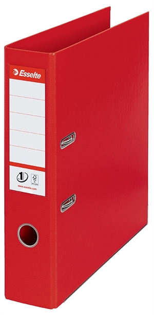 Esselte Brevordner No1 Power PP A4 75mm rood