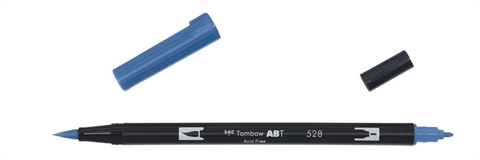 Tombow Marker ABT Dual Brush 528 marineblauw