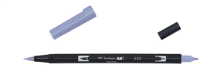 Tombow Marker ABT Dual Brush 553 nevel paars