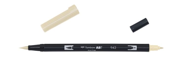 Tombow Marker ABT Dual Brush 942 cappuccino: Tombow Marker ABT Dual Brush 942 cappuccino