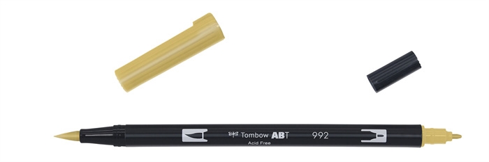 Tombow Marker ABT Dual Brush 992 zand