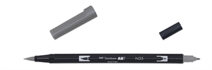 Tombow Marker ABT Dual Brush N35 koel grijs 12.