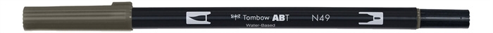 Tombow Marker ABT Dual Brush N49 warm grijs 8.