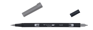 Tombow Marker ABT Dual Brush N55 koel grijs 7