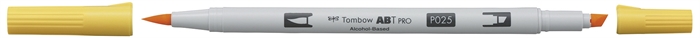 Tombow Markeerstift alcohol ABT PRO Dual Brush 025 lichtoranje
