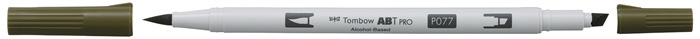 Tombow Marker alcohol ABT PRO Dual Brush 077 antiek brons