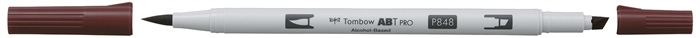 Tombow Marker alcohol ABT PRO Dual Brush 848 wijnbes