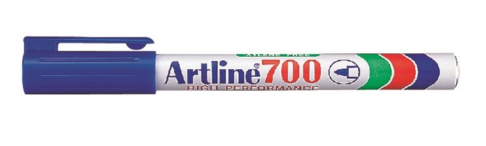 Artline Marker 700 Permanent 0.7 blauw