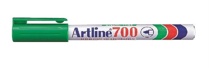 Artline Marker 700 Permanent 0.7 groen.