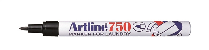 Artline Marker 750 Tekstiel zwart