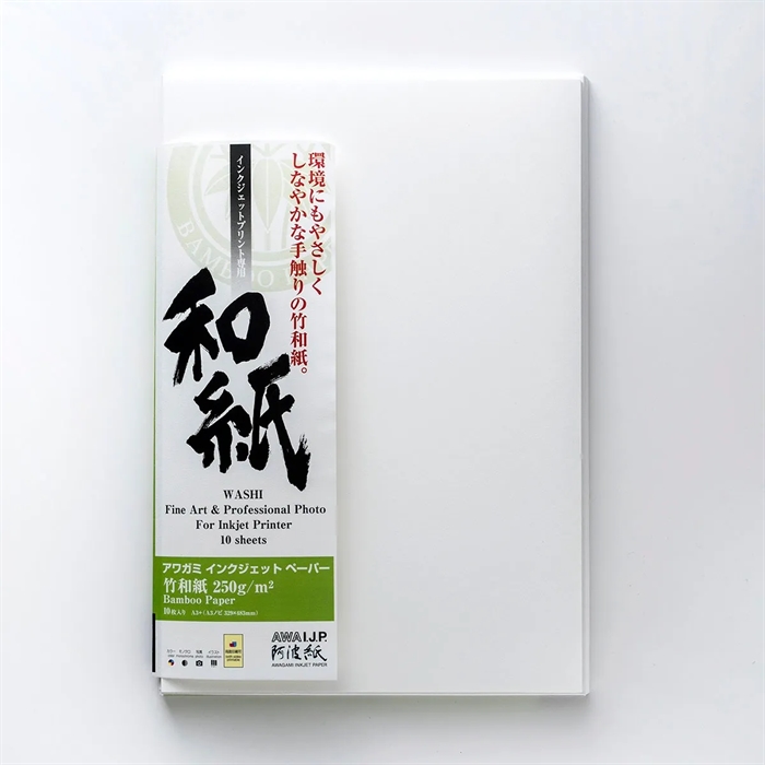 Awagami Bamboo 250 - 250 g/m², A2 10 vellen