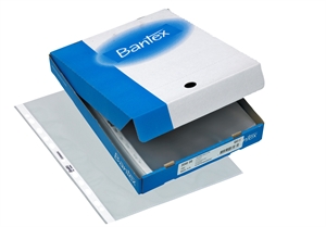 Bantex Lomme A4 0,09mm PP transparant (100)