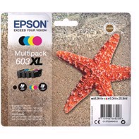 Epson T03U Multipack 4-kleuren 603XL inktcartridge.
