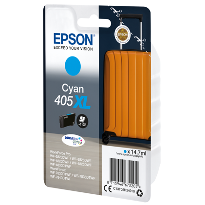 Epson T405 Cyaan XL Inktcartridge