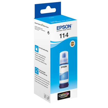 Epson 114 EcoTank cyaan inktfles