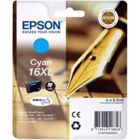 Epson T1632 XL Cyaan Inkt Cartridge