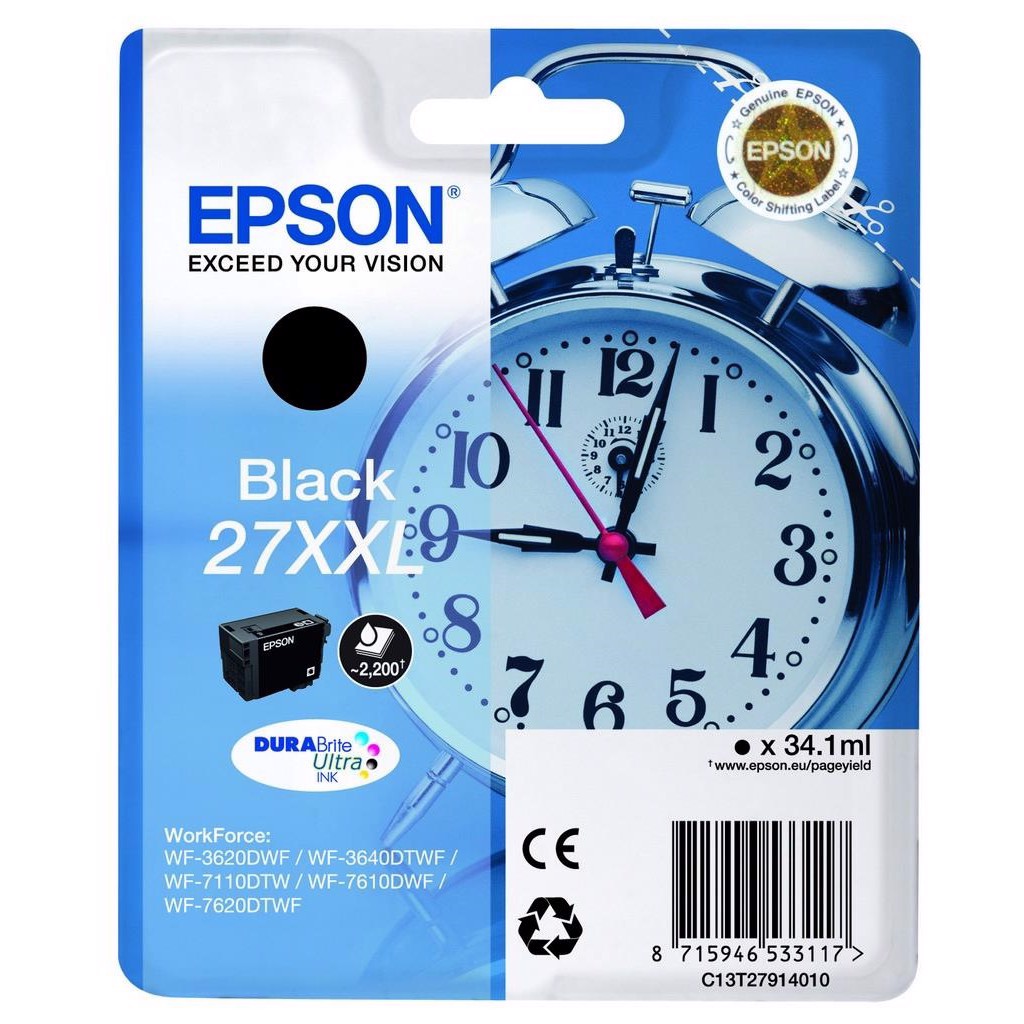 Epson T2791 Zwarte Inktcartridge XXL