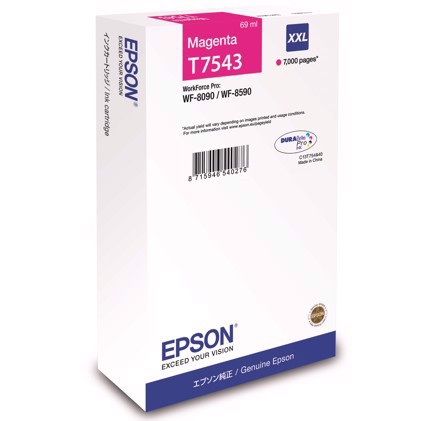 Epson WorkForce inktpatronen XXL Magenta - T7543