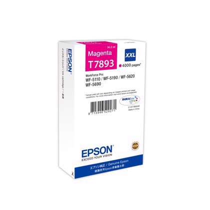 Epson T7893 magenta inktcartridge XXL