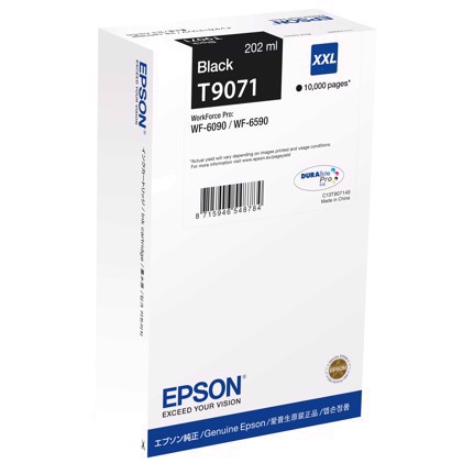 Espon WorkForce Black inktpatroon XXL - Epson T9071