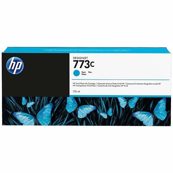 HP 773C cyan patroon, 775 ml