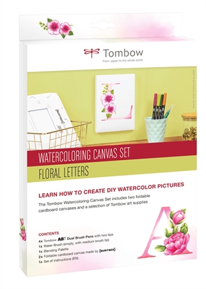 Tombow Aquarelschilderset Florale Letters