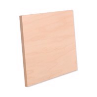 ChromaLuxe Natural Wood Photo Panel  Matte Clear MDF, Maple Veneer - 203 x 203 x 15,88mm
