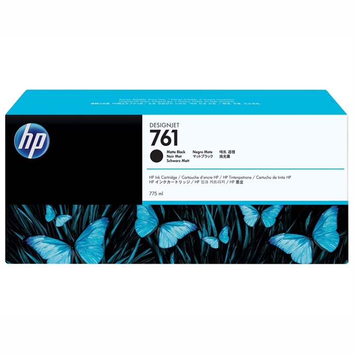 HP 761 matte black patroon, 775 ml