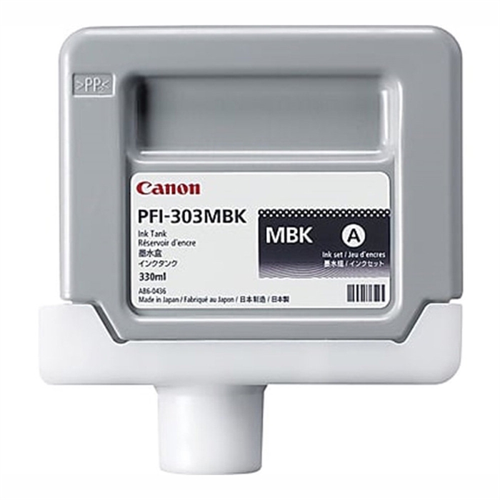 Canon PFI-303 MBK Mat Zwart - 330 ml inktcartridge
