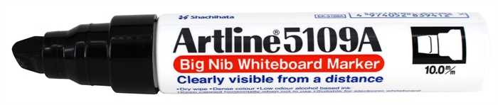 Artline Whiteboard Marker 5109A GROOT zwart
