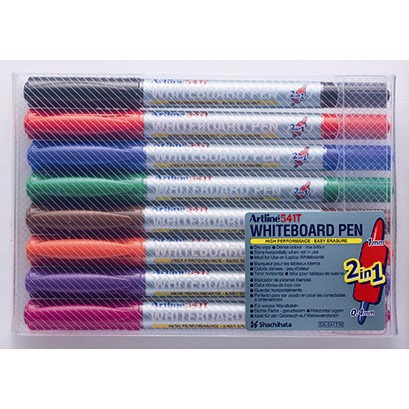 Artline Whiteboard Marker 541T 2-in-1 8-pack