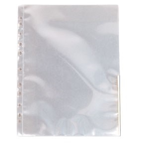 Esselte Signaalhoes 105my PP glashelder A4 met witte hendel (100)