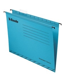 Esselte Versterkte Hangmap folio blauw (25 stuks)