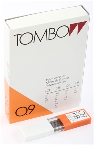 Tombow Potloodhouder 0,9 HB (etui met 12 potloodstiften)
