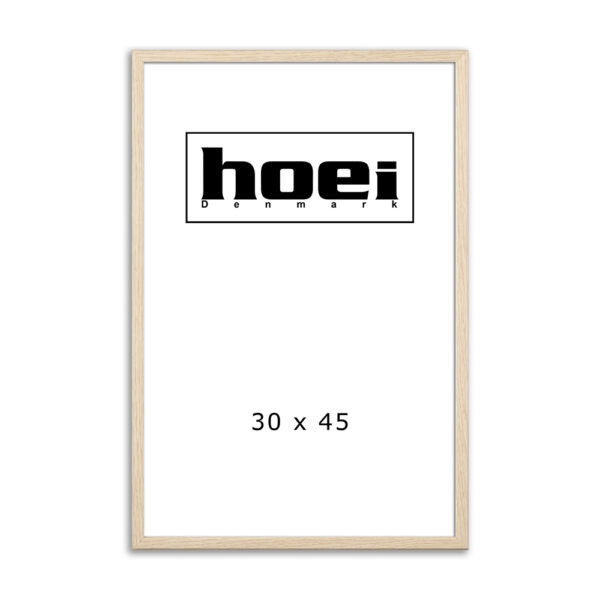 Eikenhouten lijst voor foto\'s en posters 30 x 45 cm