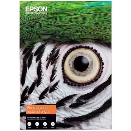Epson Fine Art Cotton Textured Bright 300 g/m2 - A3+ 25 vellen