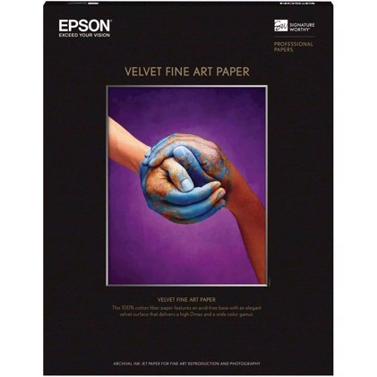 Epson Velvet Fine Art Paper 260 g/m2, A3+ - 20 ark | C13S041637