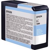 Epson Light Cyan 80 ml blækpatron T5805 - Epson Pro 3800 og 3880