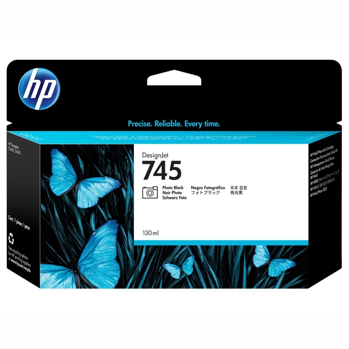 HP 745 photo black patroon, 130 ml