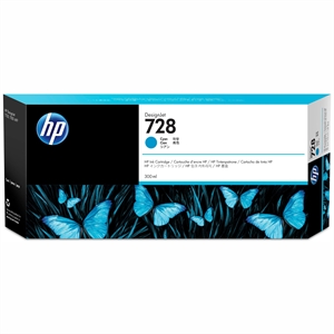 HP 728 300-ml Cyan DesignJet patroon