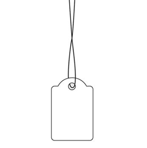 HERMA etiket hangers met koord 18 x 28 mm, 1000 stuks.