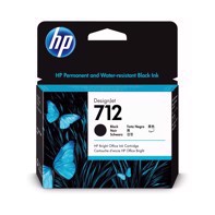 HP 712 80-ml Black DesignJet Ink patroon