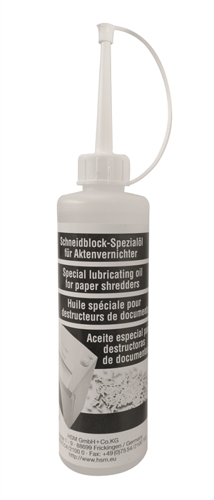 HSM shredderolie voor snijkop, 250ml