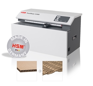 HSM ProfiPack-papierversnipperaar C400 tafelmodel