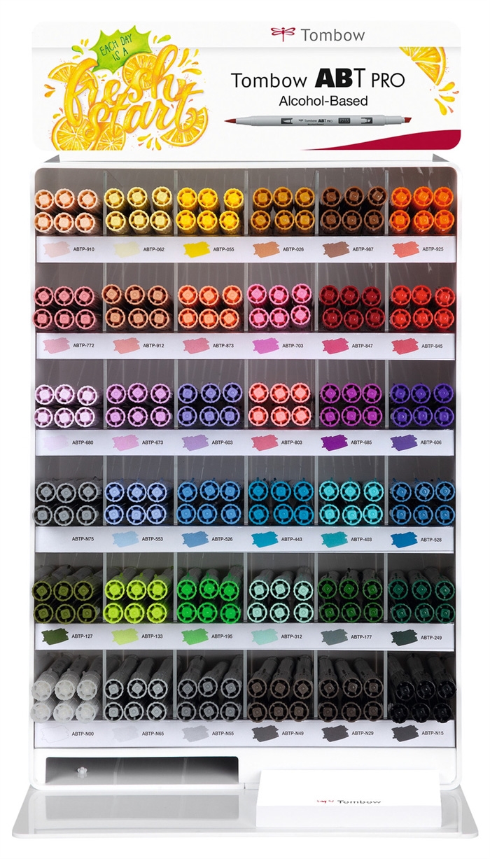 Tombow Marker ABT PRO etiketkit 3 voor modulaire display.