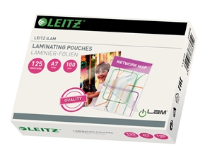 Leitz Lamineerhoes glans 125my A7 (100)