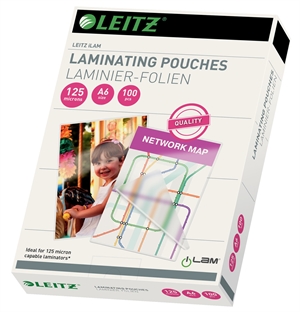 Leitz Lamineerhoes hoogglans 125my A6 (100)