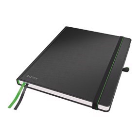 Leitz notitieboek compleet met iPad-afmetingen, kwaliteit van 96g/80a, zwart.